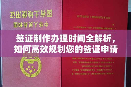 城子河签证制作办理时间全解析，如何高效规划您的签证申请流程