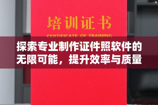 城子河探索专业制作证件照软件的无限可能，提升效率与质量
