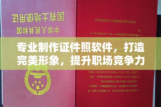 城子河专业制作证件照软件，打造完美形象，提升职场竞争力